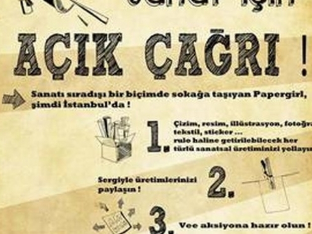 Sanat için Açik Çagri..!