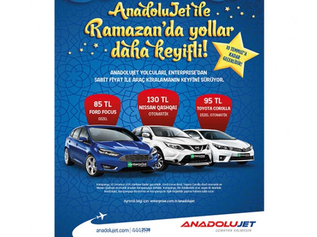 Anadolujet, Ramazan’da konforu karaya taşıyor