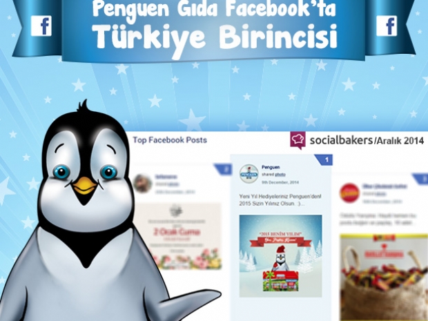 Penguen Gıda, Facebook'ta Türkiye birincisi oldu